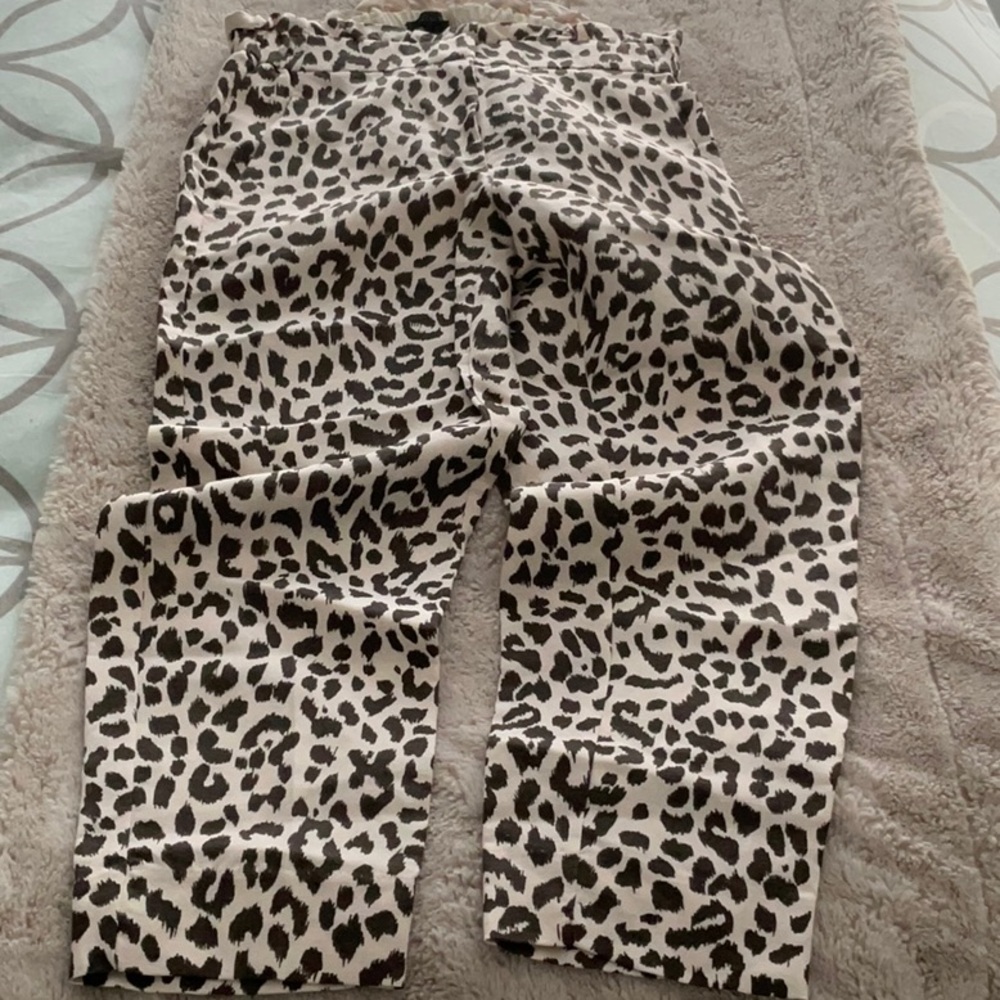 J. Crew Women’s Leopard Print Pants